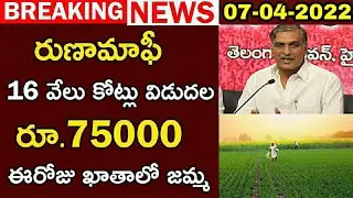 రుణమాఫీ శుభవార్త - రుణమాఫీ Date ?| Runamafi amount release date |runa mafi news