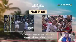 Semifinal - Amaury e Tavinho BA x Dudu e Arthur - Estação Open - Guriri ES - React FTV Ep. 951