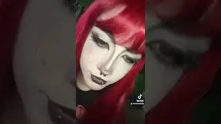 Goth Makuep attempt #makeup #goth #alt #altmakeup #gothmakeup #redhair #emo #gothgirl