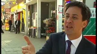 Ed Miliband on the local campaign trail