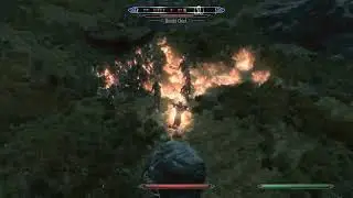 Skyrim Fun: Mage vs. 35 Bandit Chiefs