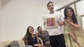 Iqbalkhan making fun of Deepshikha nagpal  on the set of #naumrakiseemahoserial