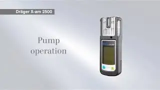 Dr&auml;ger X-am 2500 Pump - Operation with Dr&auml;ger