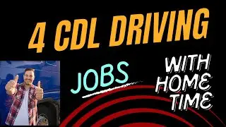 CDL Jobs: 4 Local Driving Jobs with Home Time  #cdl #truckingjobs #truckinglife #cdljobs