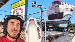 По линии Riverside Line до молочного завода Broguiere's Dairy в Монтебелло