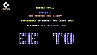 180 / Darts 180 / One Hundred and Eighty (Mastertronic 1986) C64 Loading Screen & Title Menu Archive