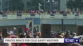 Gasparilla cold weather safety and Pirate party preps