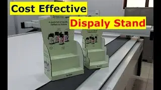 How to make a Cardboard Display Stand for Branding , Cost Effective Product Display stand Making