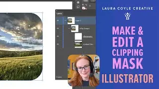 Как создать и отредактировать обтравочную маску в Adobe Illustrator