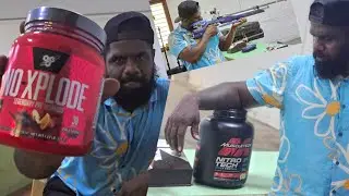 Unboxing BSN N.O.-XPLODE Pre Workout & MuscleTech Nitro Tech Whey Protein Imported Suppliment review