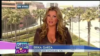 Erika Garza - El Gordo y La Flaca 3/14/11 Espinoza Paz