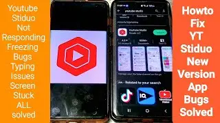 How To Fix YouTube Studio App Version 23. Not Responding, Bugs, Freezes, Issues, All Solved Anderoid
