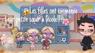 Les filles ont emmené leur petite sœur à l’école!!!! et elles ont des ennuis😱😱🌸