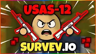 TRIPLE USAS-12 IN SURVIV.IO WOODS!? | SURVEV.IO