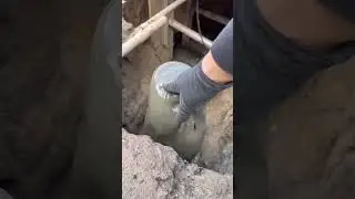 Nightmare Plumbing Hydo jet can&rsquo;t open #plumbing #shorts #sewer #howto #hydrojetting