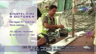 Fibre connections damaged in Bukit Panjang Exchange fire fully restored - 18Oct2013