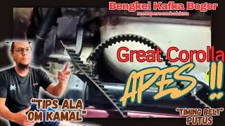 GREAT COROLLA || BAHAYA...Jangan sampe kejadian sama KALIAN, Cek Timing Belt itu PENTING !!!