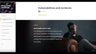 Social Media Staff Awareness E-learning Course Demo