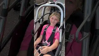 First test run on new engine in Abbie&rsquo;s Jr Dragster