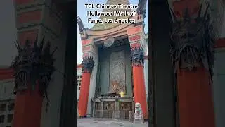 TCL Chinese Theatre #shorts #TCLChineseTheatre #HollywoodWalkofFame