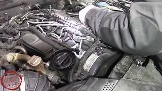 AUDI A4 B8 CAGA Glow plugs Removing and Installing(奥迪A4 B8 预热塞/加热棒更换)