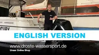 Droste Wassersport OHG / Small Kicker Outboard Bracket for Mercury F5 SailPower / English Version