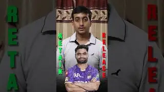 KKR 2025 Retain & Release | Who Stays? Who Goes? | IPL Predictions #kkr #shorts #ipl2025
