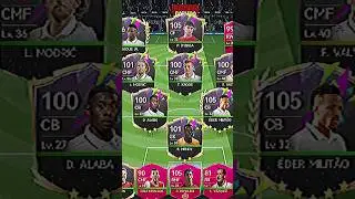 TOTAL FOOTBALL FULL SKUAD REAL MADRID #totalfootballmobile #totalfootball #totalfootballindonesia