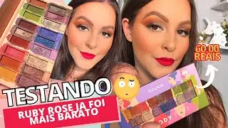 MAKE QUE TODAS DEVEM SABER FAZER TESTANDO PALETA NOVA RUBY ROSE