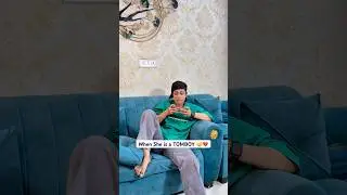 When She is a TOMBOY 🥲💔#comedy #trending #tomboy #couple