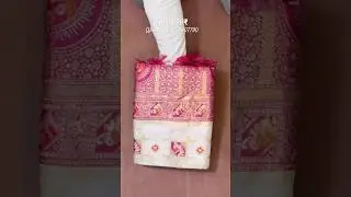 Meesho saree unboxing |Meesho wedding & party wear banarasi silk saree review #meesho #saree #shorts