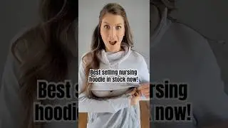 Our Florida warehouse is stocked with this best selling nursing sweatshirt! #breastfeeding #momlife