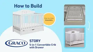 HOW TO BUILD! GRACO STORY CRIB WITH DRAWER | Step-by-Step Assembly