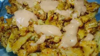 Loaded Chicken Fries With Mayo Sauce Recipe By FineKitchen 