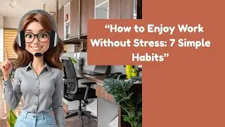 How to Enjoy Work Without Stress: 7 Simple Habits | Learn English Through Story