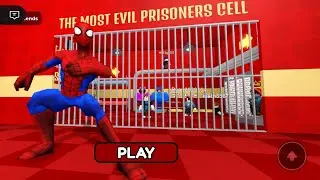 SPIDERMAN'S PRISON RUN ! ( OBBY ) Roblox Gameplay