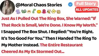 Just As I Pulled Out The Ring Box, She Warned: 