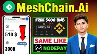 Meshchain ai Airdrop Join and Claim Rewards Today New depin Airdrop | Meshchain Free BNB Claim Now 💰