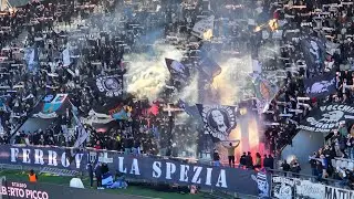 27.12.2025 Spezia Calcio - Delfino Pescara 2:1, Support & Pyro