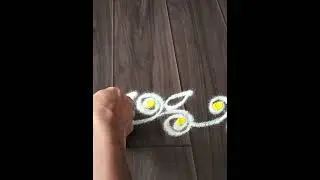 front door design 11 ||side border design||kolam#rangoli#muggulu#trending#