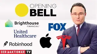 Apple Event steht an - Apple, Robinhood, UnitedHealth, Fox Corp., Brighthouse Financial, Tesla