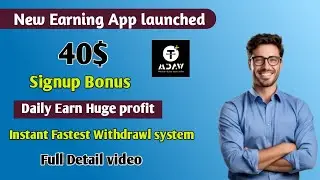 New Earning Wesbite | Signup bonus 40$ | MDAW Usdt earning website | Earn money online 2025 | MDAW