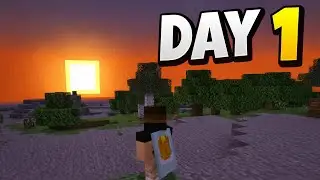 My First Day in a New Minecraft Survival World 🌍 | Minecraft Mobile