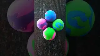 Bouncing Ball Crafts | Clay Figurines Making Easy