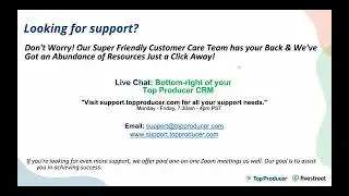 Mastering Your Top Producer CRM: Expert Live Coaching Session  (2023-09-27)