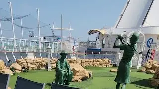 Mini-golf & Zip-Line. Fun times on Allure of the Seas! Oasis class Royal Caribbean!