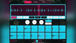 Making a beat on IPad Sampling from Blocs Wave random feature