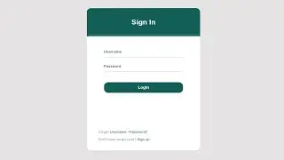 How To Create Login Form Just By Using  HTML &  CSS