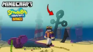 DOWNLOAD ADDON MINECRAFT SPONGEBOB SQUAREPANTS BIOMES‼️Reaview & Showcase