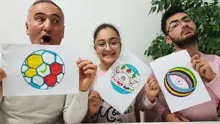 PAINT YOURSELF CHALLENGE !!! Happy Kids Games